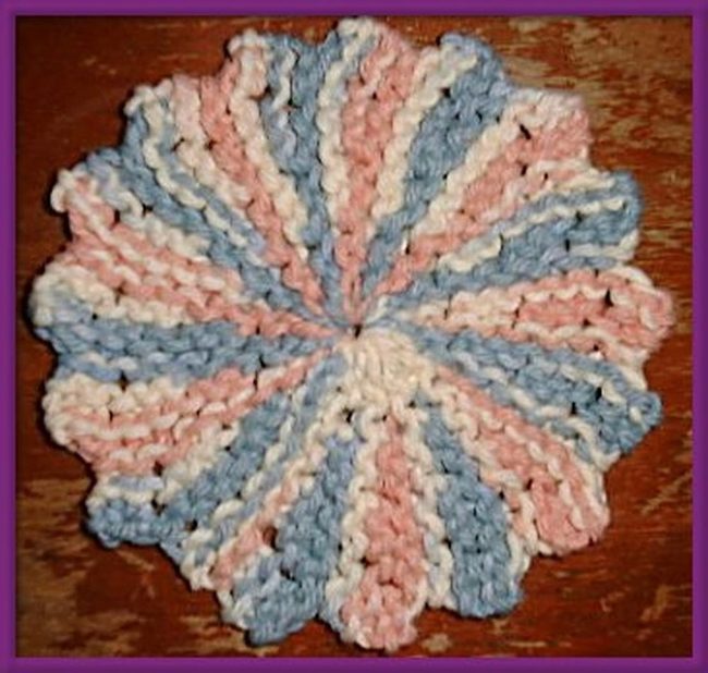 Soft Striped Knit Coasters