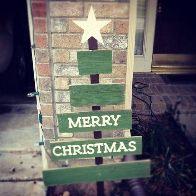 Reclaimed Wood Christmas Tree