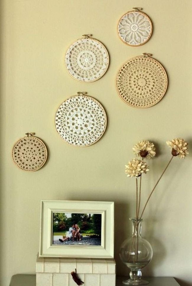 Crochet Hoops And Cream Walls