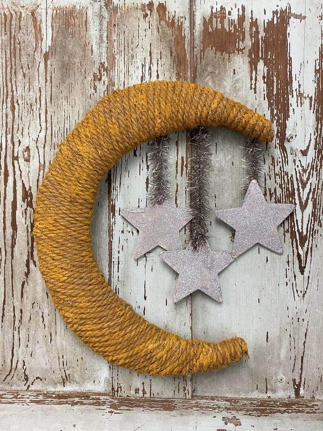 Twine Moons Stars Ceiling Display