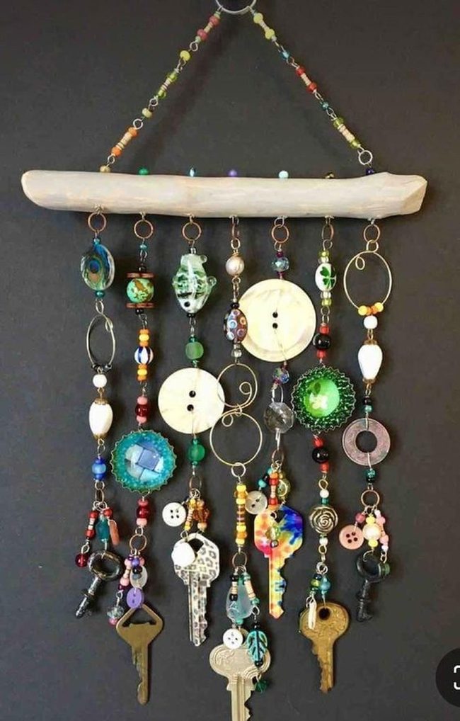 Vintage Keys Wind Chime Melody