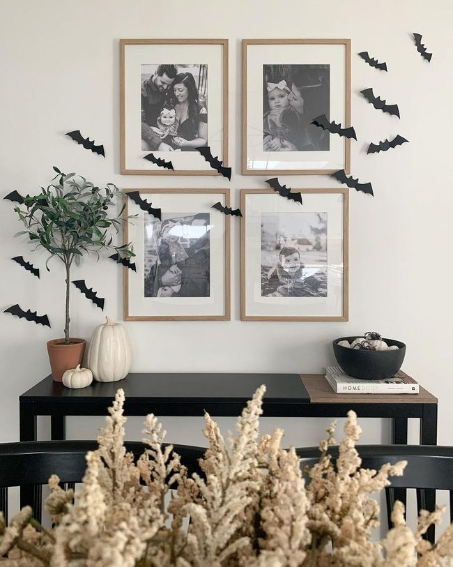 Black Paper Bat Swarm