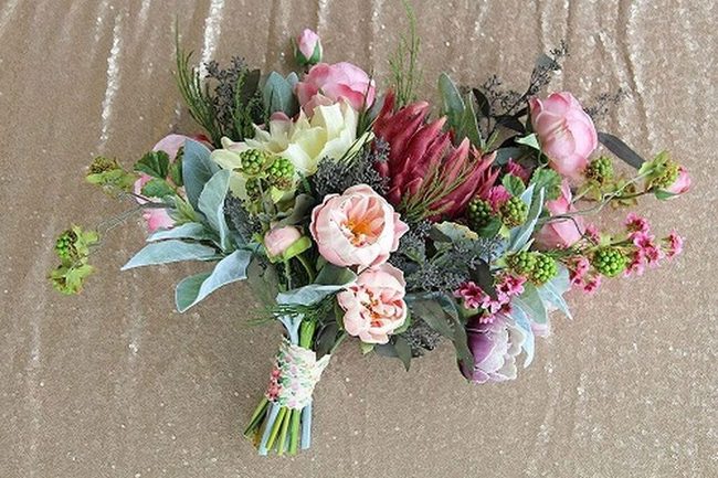 Desert Green Wedding Lapels