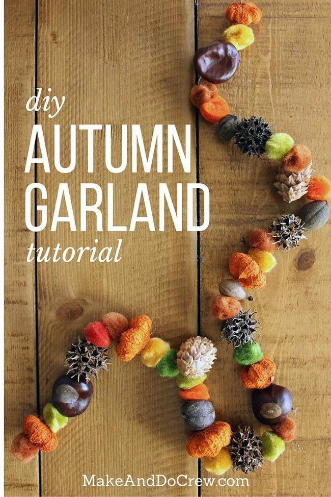 Autumn Nuts And Felt Layers
