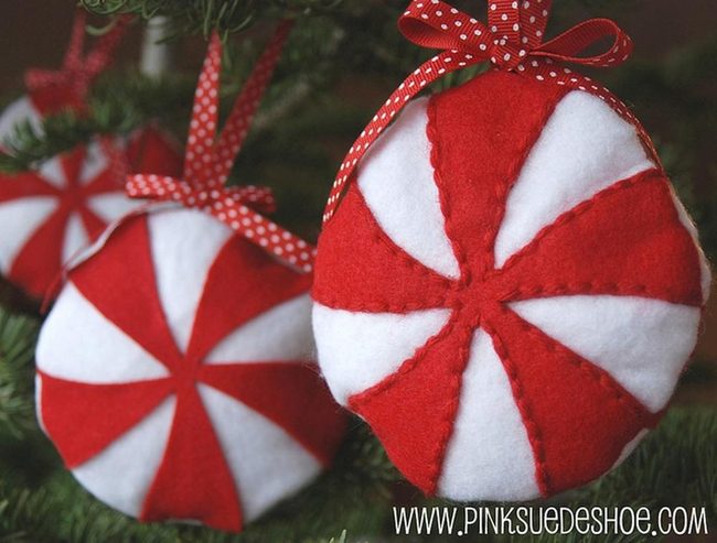 Red And White Striped Peppermints