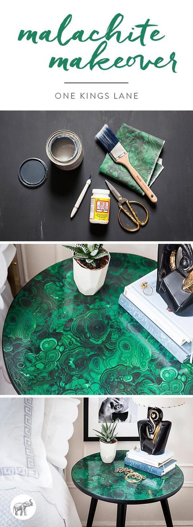 Marbled Surface Reading Station
