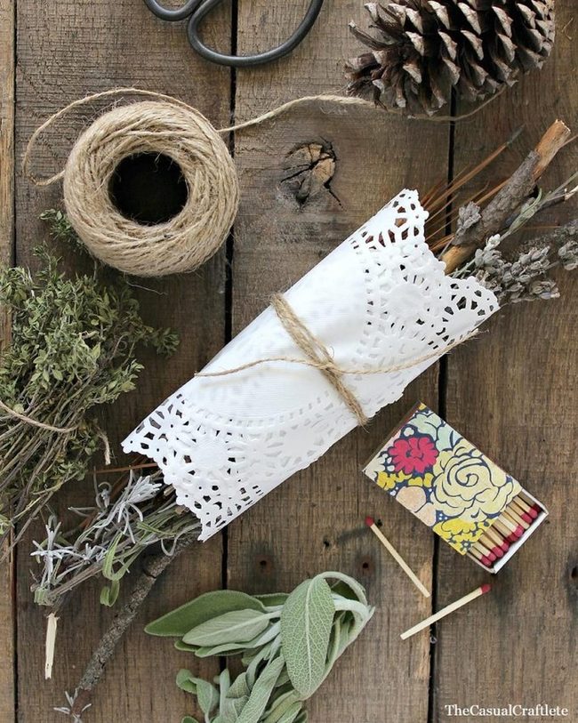 Handmade Herbs With Delicate Paper