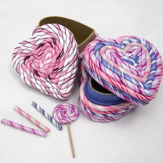 Twisted Lollipops Pink Purple Blue