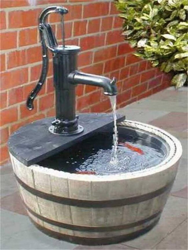 Vintage Pump Into Living Water