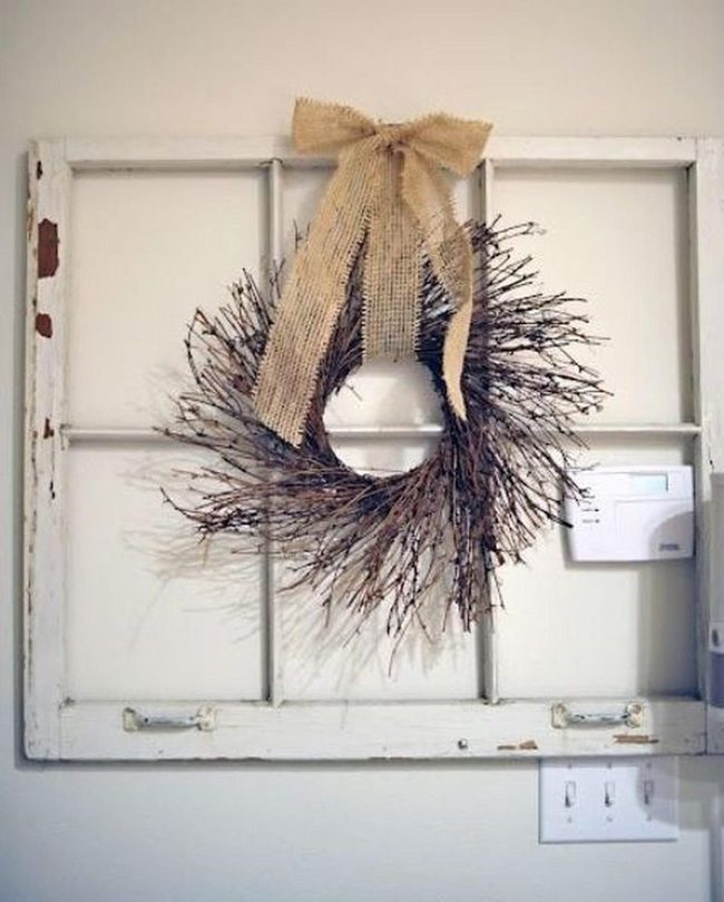 Weathered White Frame Statement