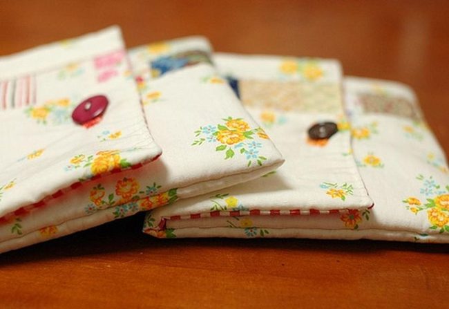 Sunny Yellow Flower Pouches