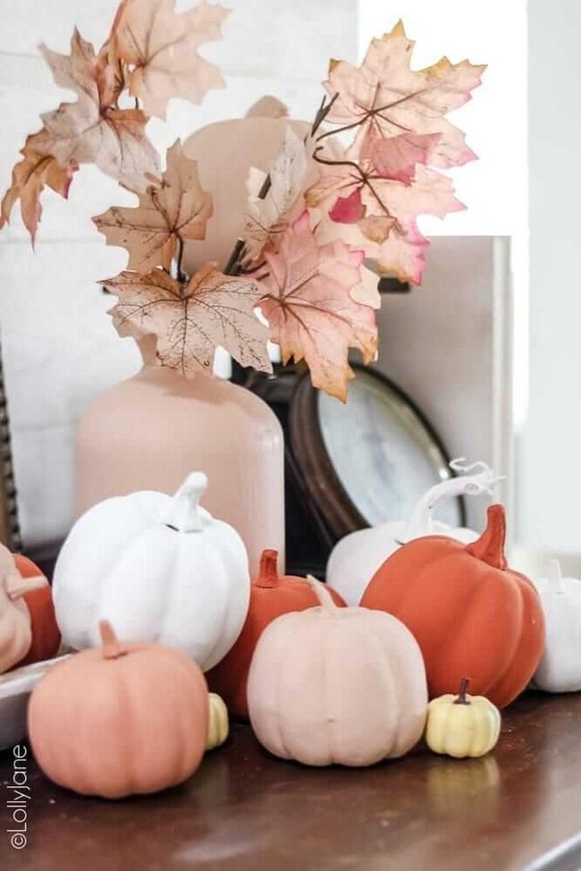 Textured Pumpkins With Baking Powder