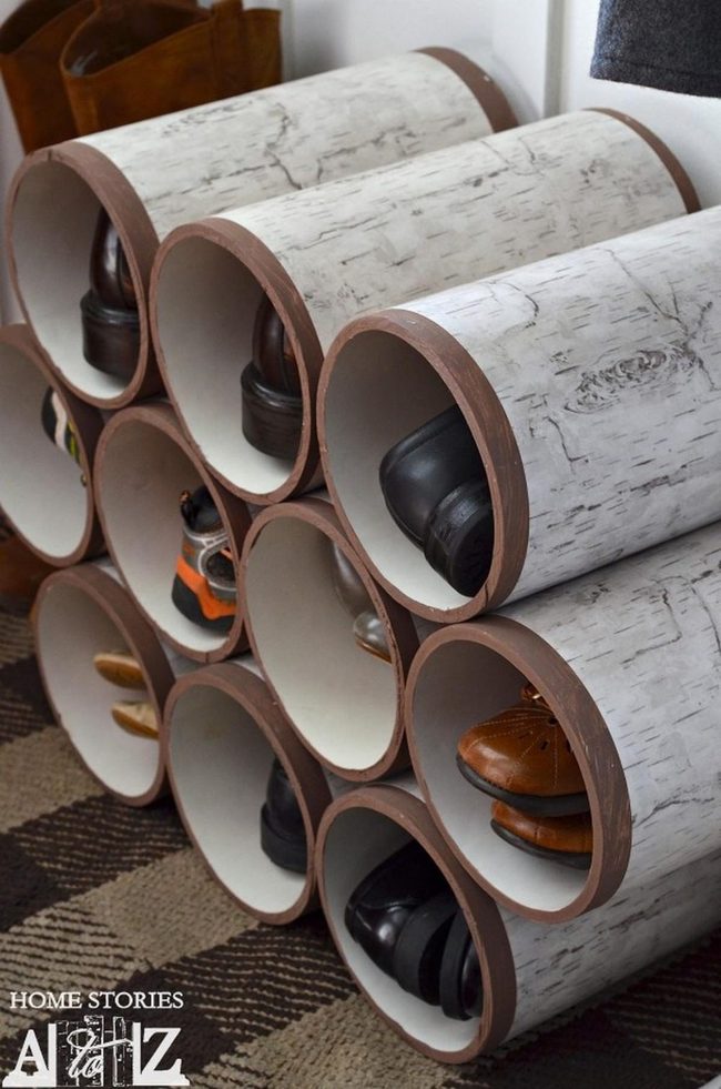 Sleek Pvc Shoe Organizer
