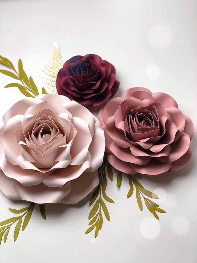 Realistic Paper Blooms Craft