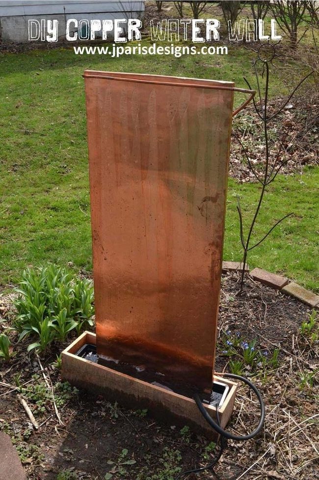 Copper Sheet Water Wall