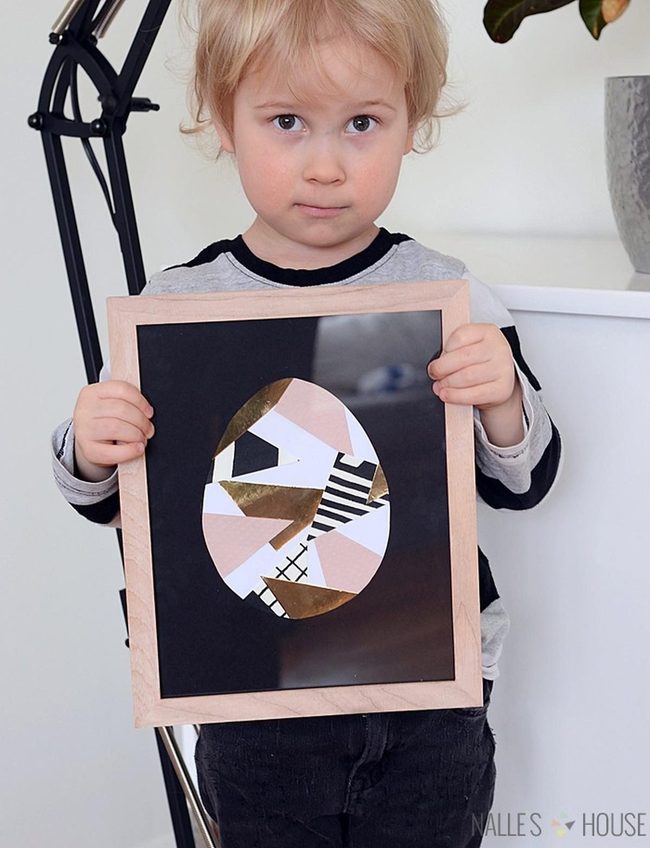 Black And White Art Gallery Kids Room