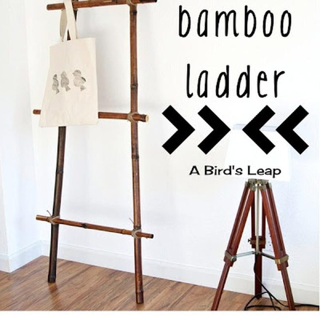 Bamboo Ladder Statement Corner
