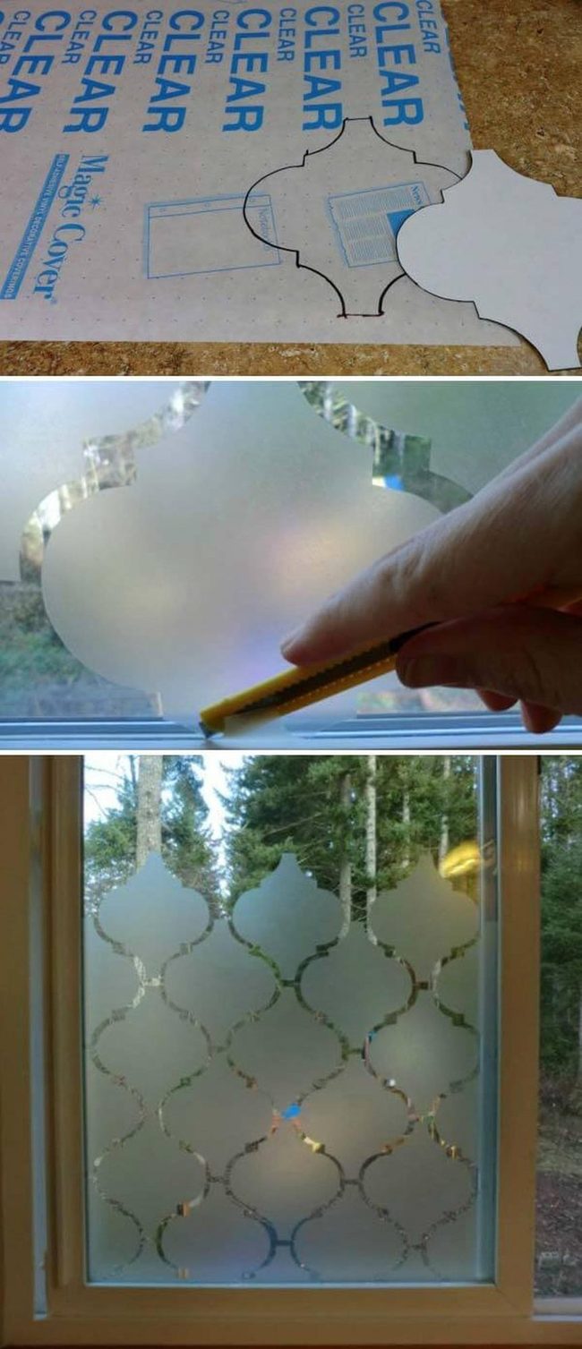 Frosted Glass Privacy With Light