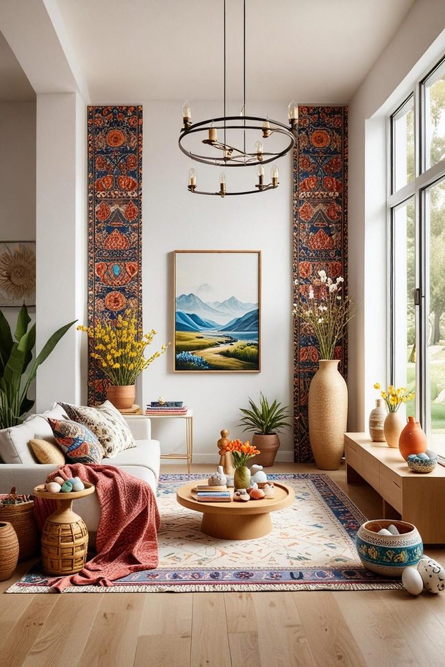 Global Easter Patterns and Woven Textiles