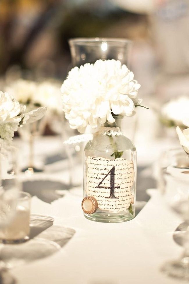Newspaper Jars With Button Details
