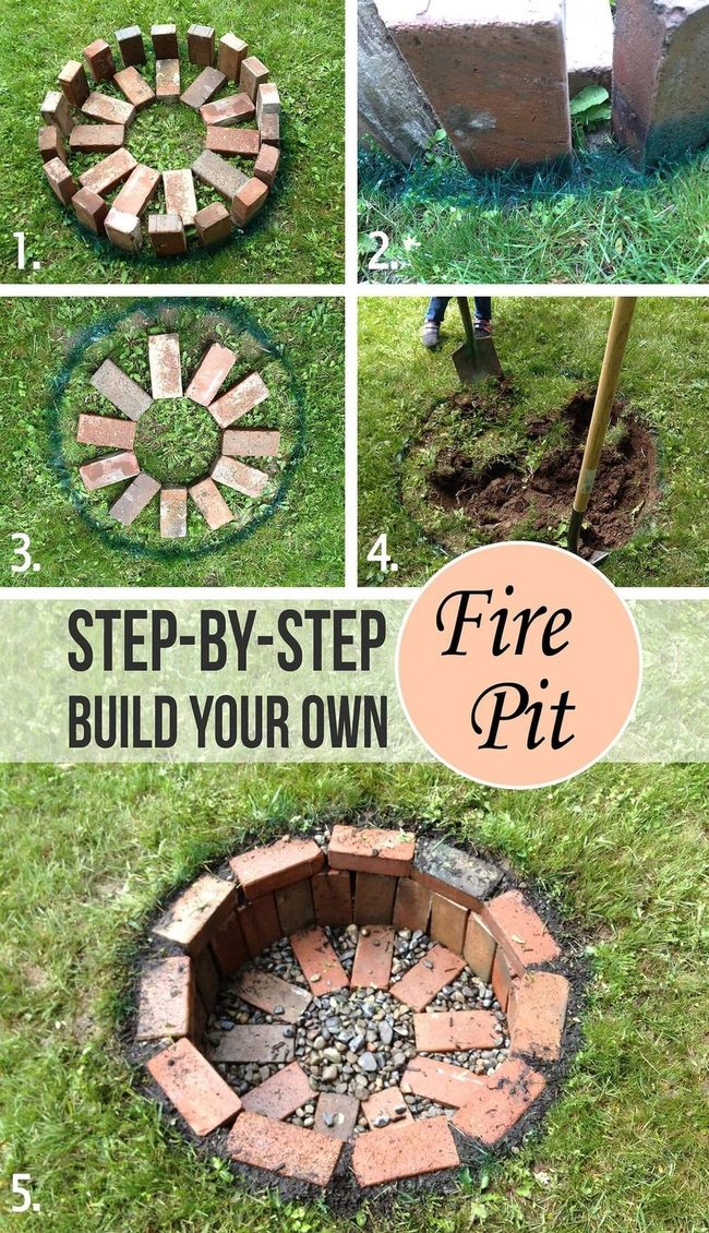 Circular Brick Fire Gathering