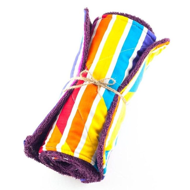 Rainbow Striped Picnic Blanket