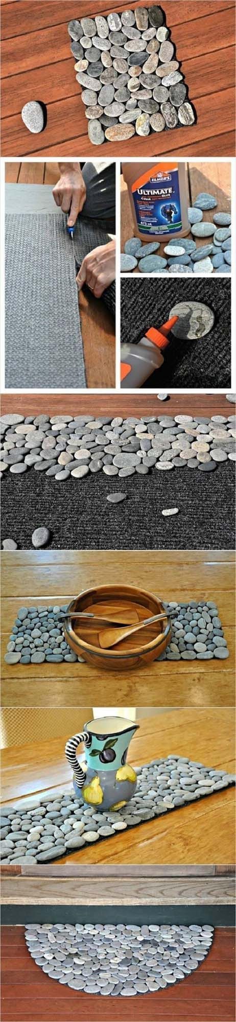 Gray Stone Entry Border