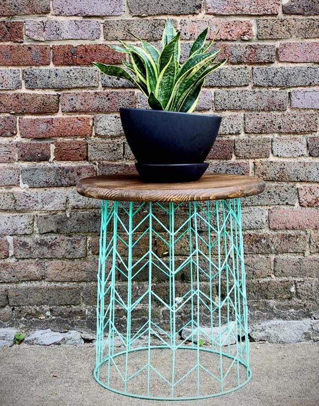 Budget-Friendly Wire Patio Tables