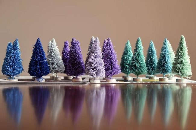Rainbow Frost Miniature Trees