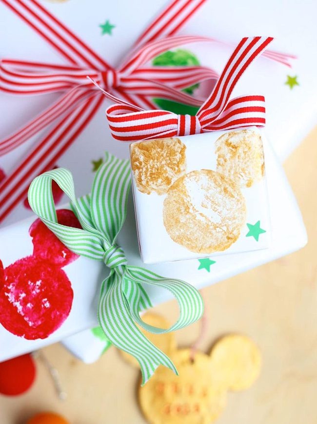 Red And White Striped Gift Bows