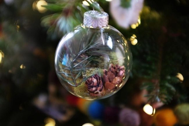 Miniature Winter Scenes In Glass