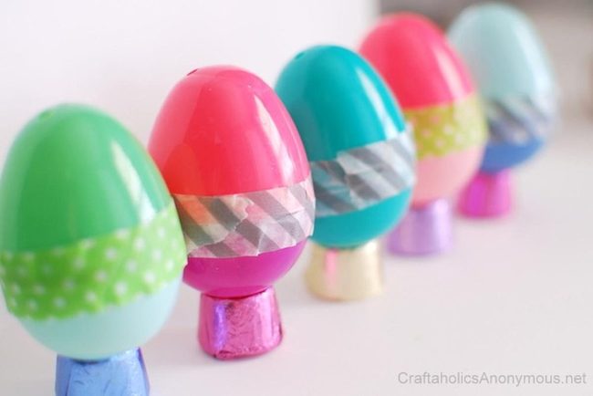 Silver Polka Dot Eggs Rainbow
