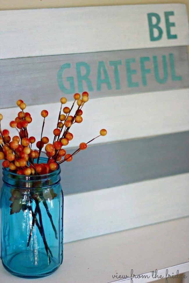 Weathered Wood Autumn Words