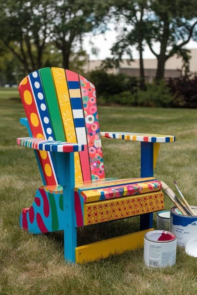 Colorful Painted Furniture Revival
