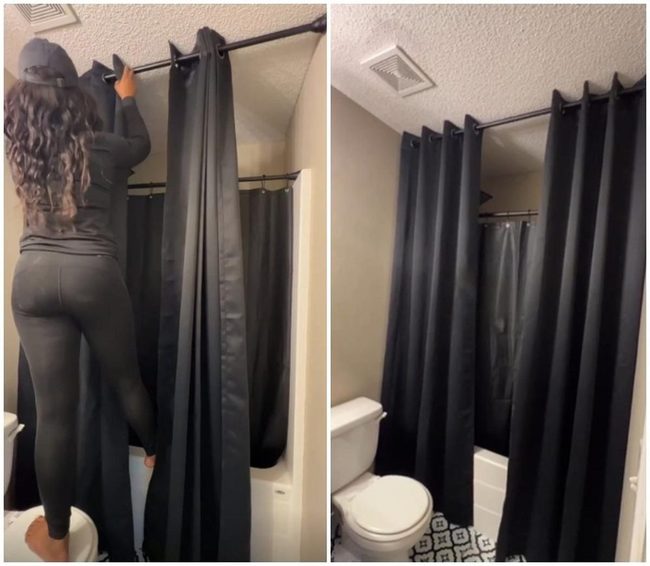Black Silk Shower Layers