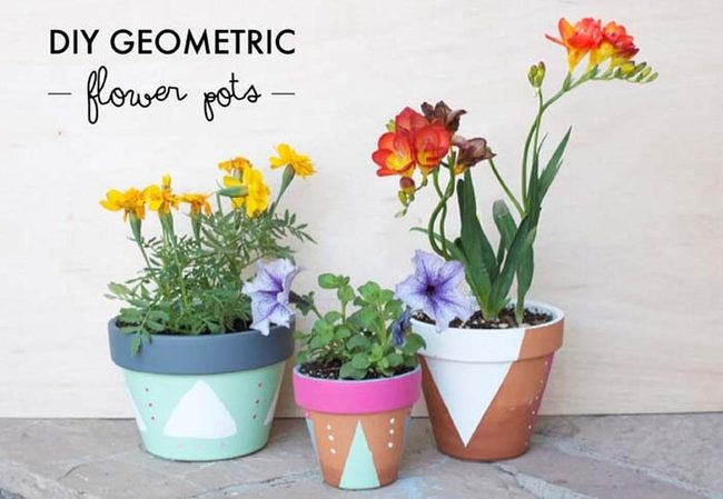 Painted Clay Pots Instant Personality