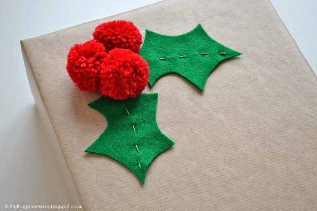 Red Pom-Pom Berry Clusters