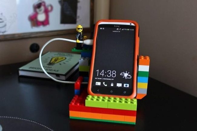 Colorful Lego Phone Stand