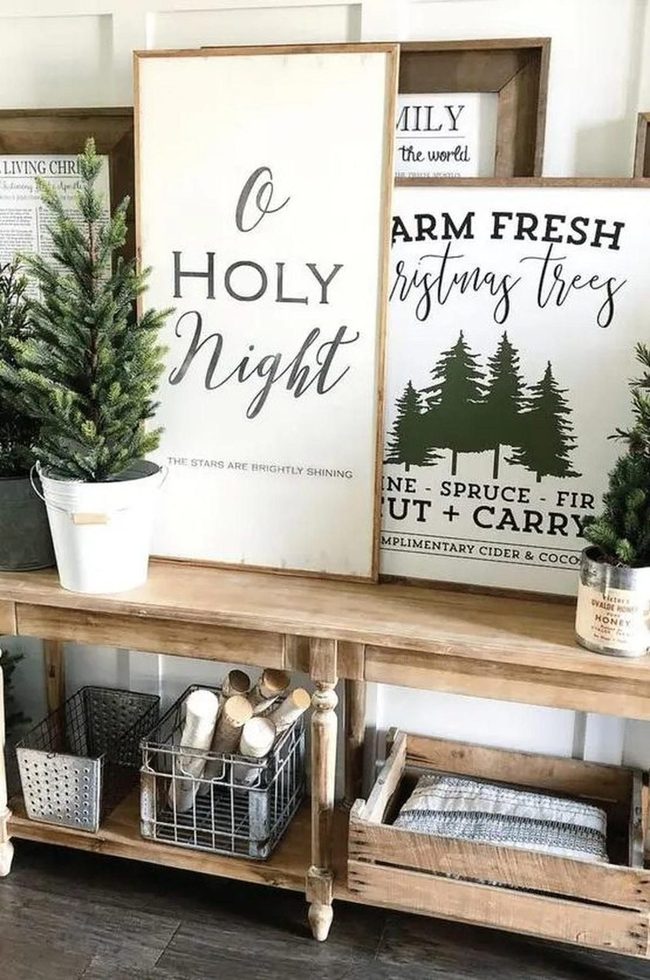Rustic Wood Winter Gathering Space