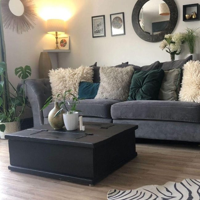 Black Coffee Table With Storage