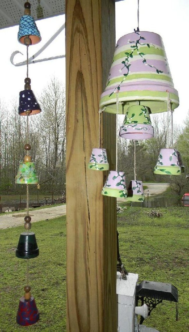 Vintage Porcelain Cups Wind Chime