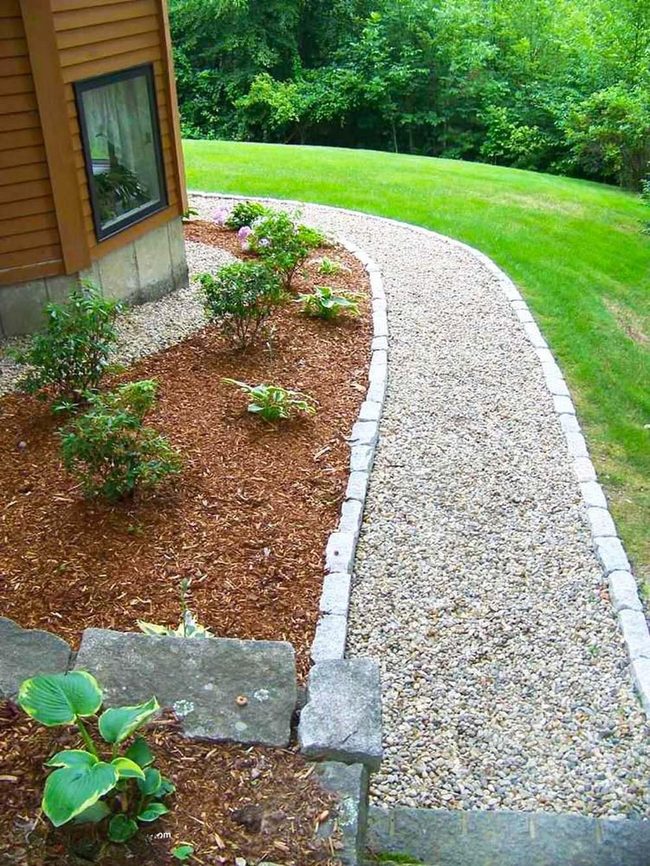 Curved Stone Garden Edges