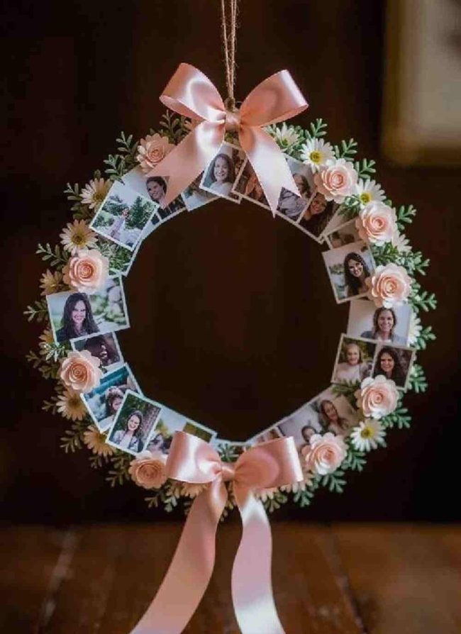 Circular Photo Memory Tribute