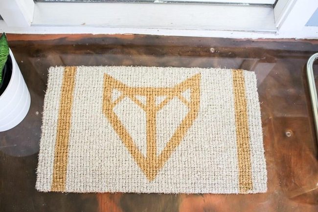 Fox Face Woven Wool Rug