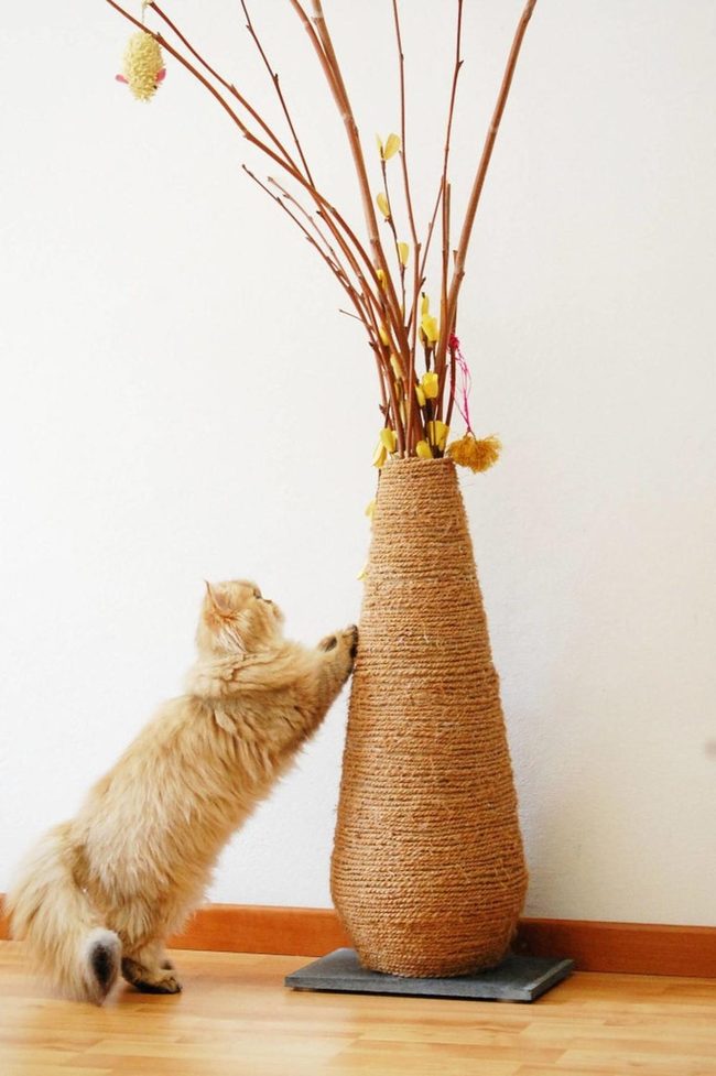 Rope-Wrapped Warmth Meets Wood