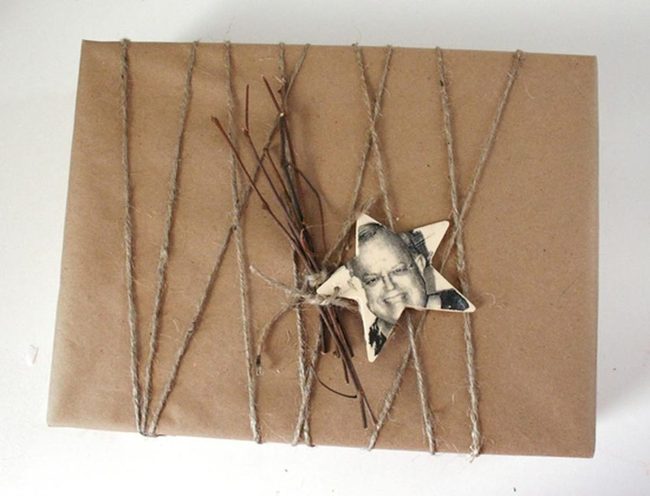 Brown Paper Twine And Stars