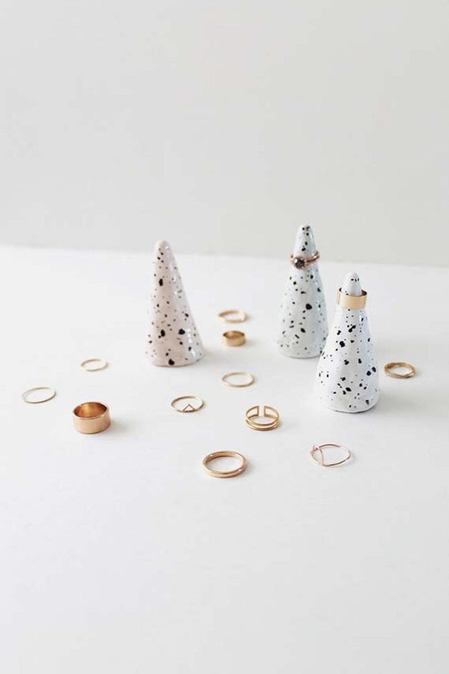 Wooden Ring Trees For Jewelry Storage