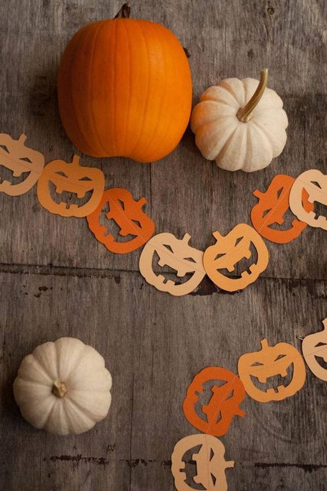 Orange And White Pumpkin Stack