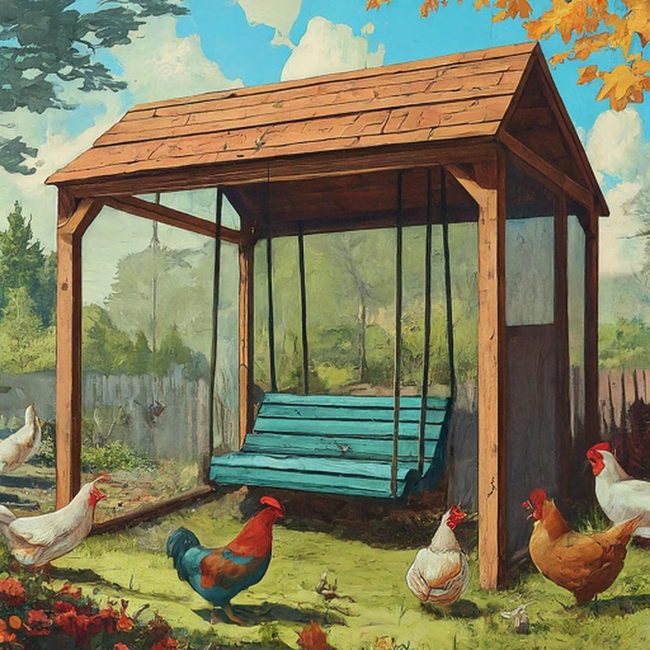 Swing Set Chicken Coop Frame