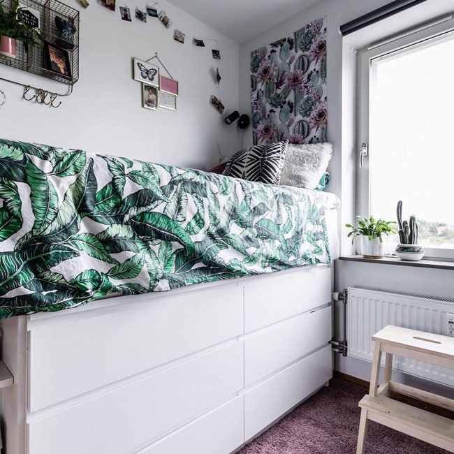 White Drawers, Greenery, Personal Stories